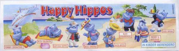 Бегемотик Киндер Happy Hippo